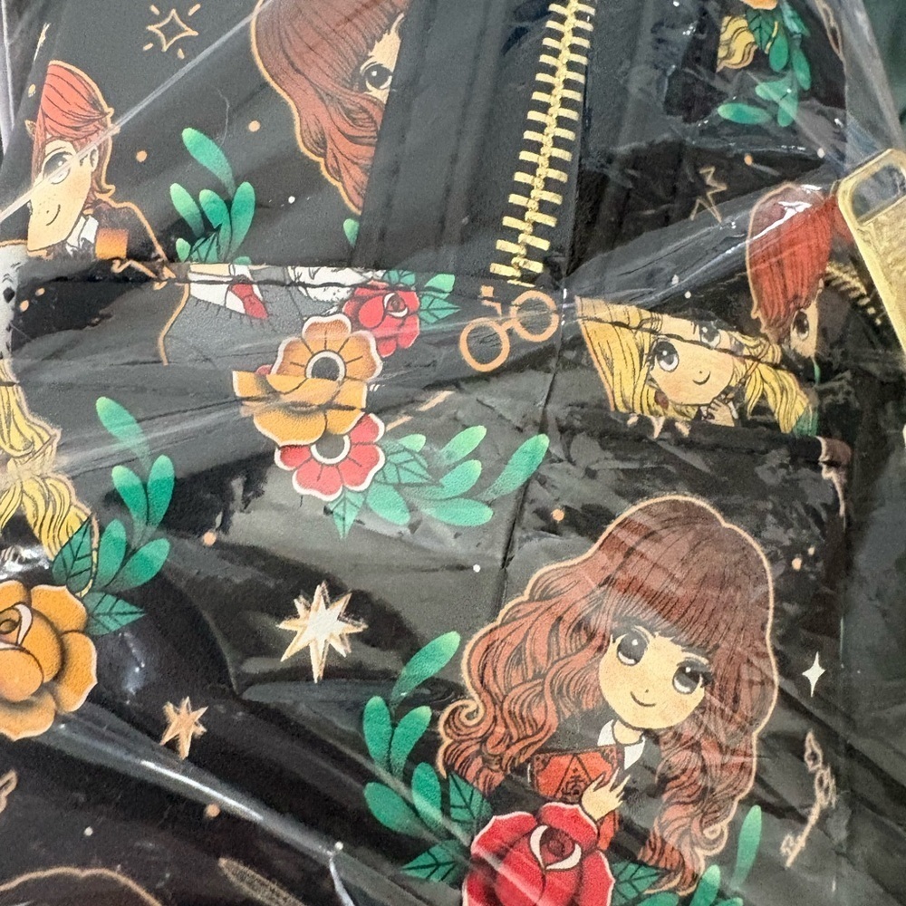 Loungefly Harry Potter Character Backpack - Black and Multicolor - Picture 6 of 7
